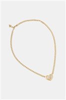 Collana Guess Donna L.O.V.E. in Acciaio Cristallo JUBN05 455JW
